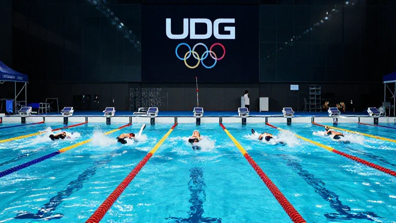 Natación dinámica en arquitectura moderna