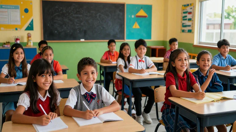 Estudiantes mexicanos felices cosechan éxitos