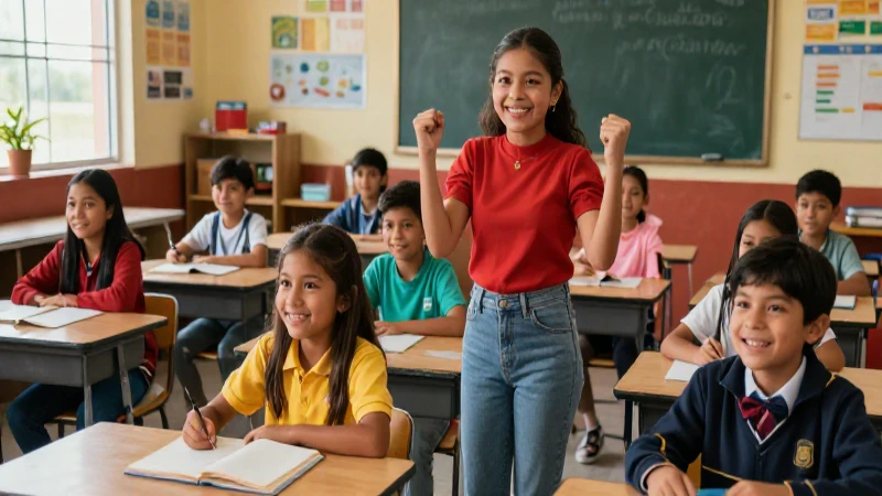 Alegría y progreso en aula mexicana