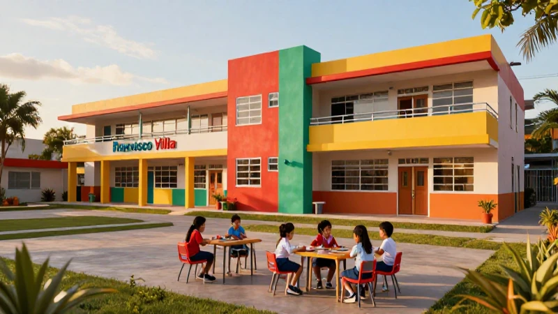 Campus moderno de la Escuela Francisco Villa
