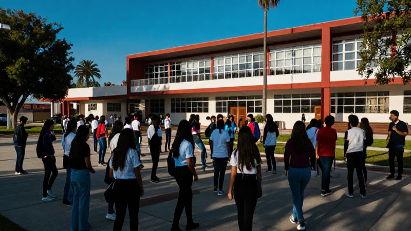 Actividades vibrantes en la preparatoria Santa Anita