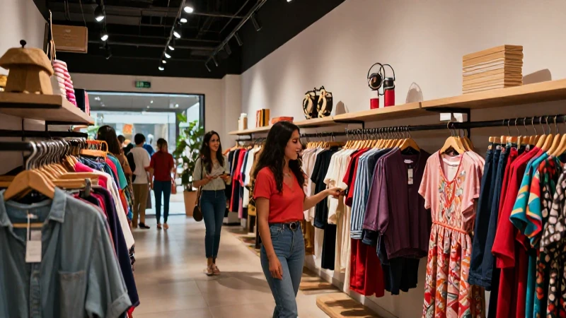 Vibrante escena de compras mexicana profesional