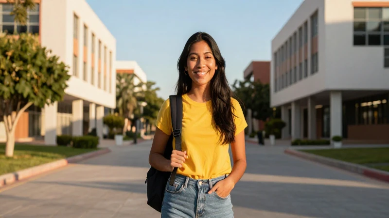 Cuál es la ubicación de la Universidad Estatal de Sonora 72 Joven mexicano sonriente en campus iluminado