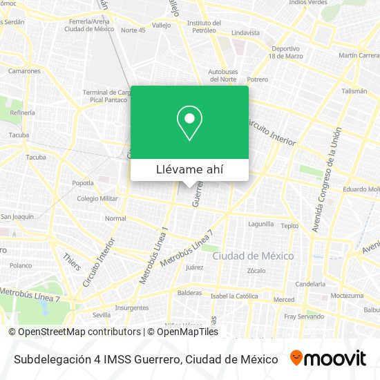 ubicacion de subdelegacion 4 del imss direccion y ubicacion