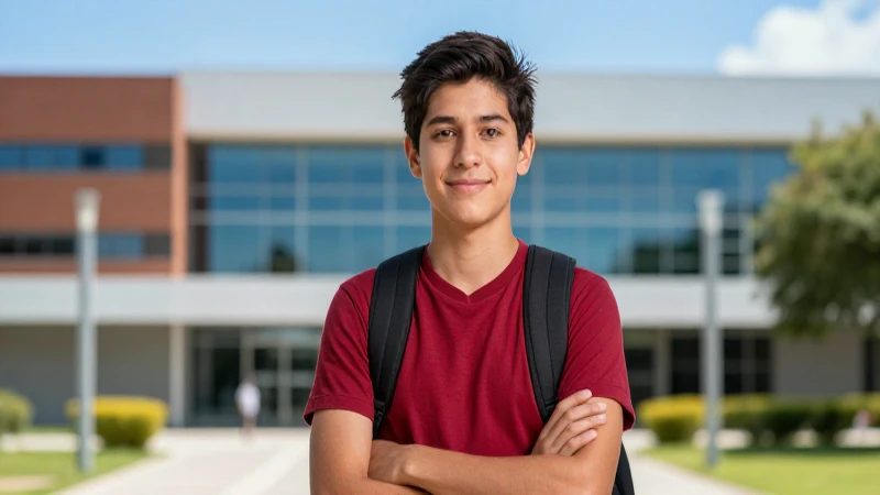 Cuál es la ubicación del examen de beca 18 7 Retrato vibrante de estudiante mexicano moderno