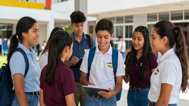 Cuál es la dirección de la Secundaria José María Morelos y Pavón 49 Estudiantes felices en la Secundaria Morelos