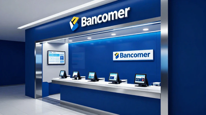 Visual moderno de banca digital