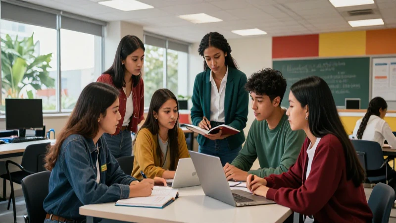 Estudiantes mexicanos colaboran en moderno campus