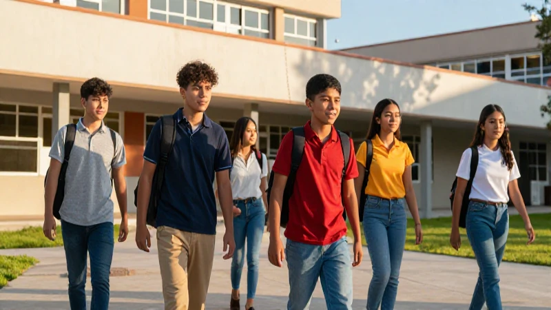 Estudiantes mexicanos y éxito educativo moderno