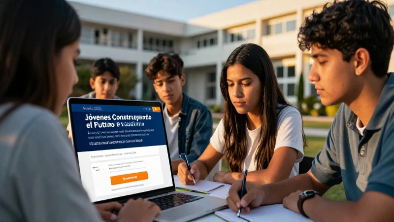 Aplica a Jóvenes Construyendo el Futuro