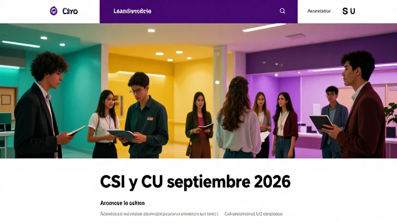 Validación y seguimiento de solicitud para CSI y CU