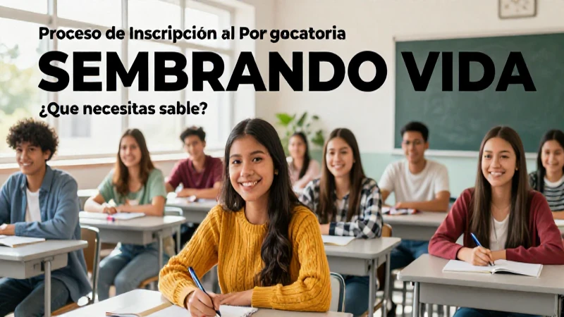 Inscripción al programa Sembrando Vida