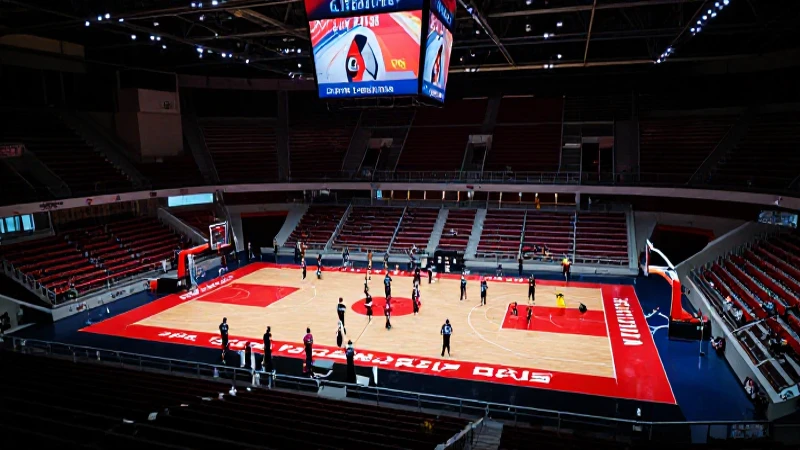 Arena vibrante para torneos destacados