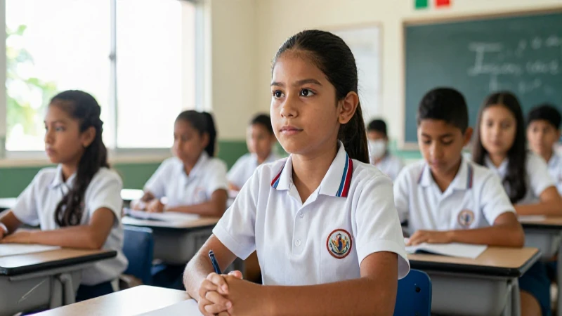 Estudiante mexicano simboliza éxito educativo