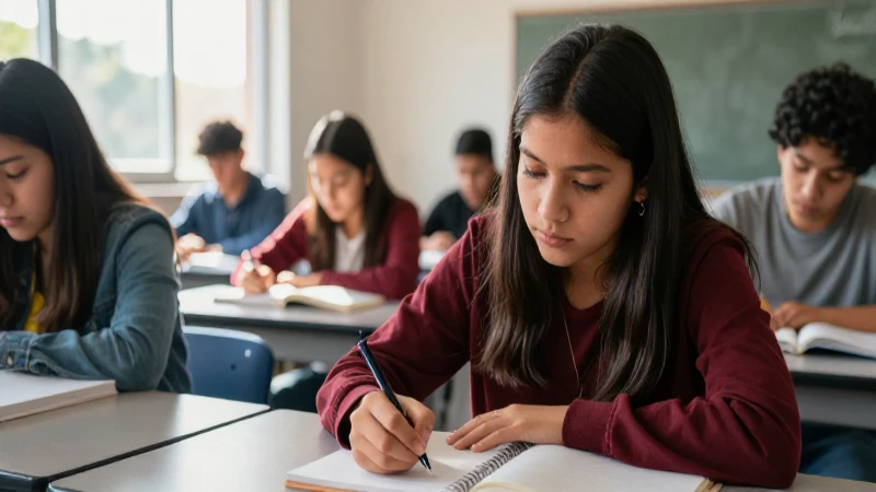 Universitarios mexicanos estudiando en aula moderna