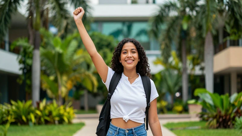 Joven estudiante mexicano triunfa en campus vibrante