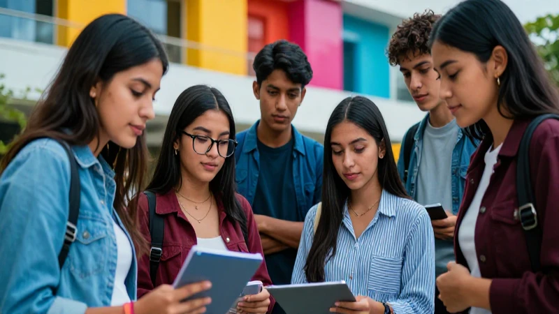 Estudiantes mexicanos colaboran en campus moderno