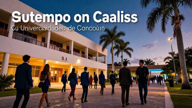 Universidades públicas de Cancún en un campus vibrante