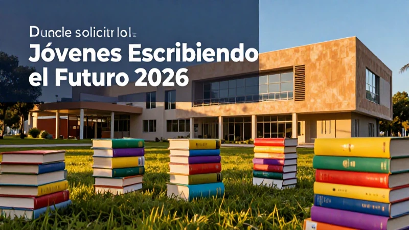 Proceso de solicitud Beca Jóvenes Escribiendo Futuro