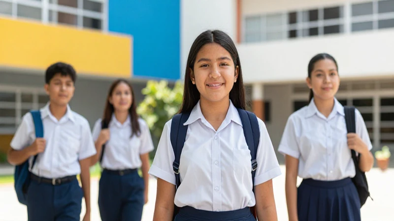 Estudiante mexicano moderno con estilo vibrante