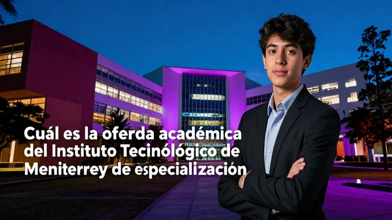 Ofrece diversas especializaciones académicas