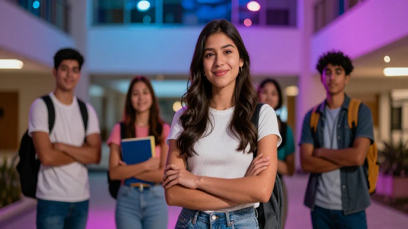 Joven mexicana triunfa en su universidad moderna