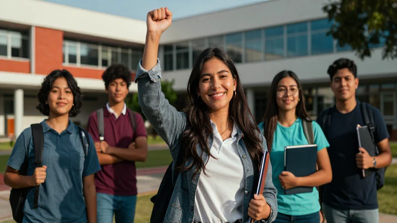 Estudiantes mexicanos y éxito académico moderno