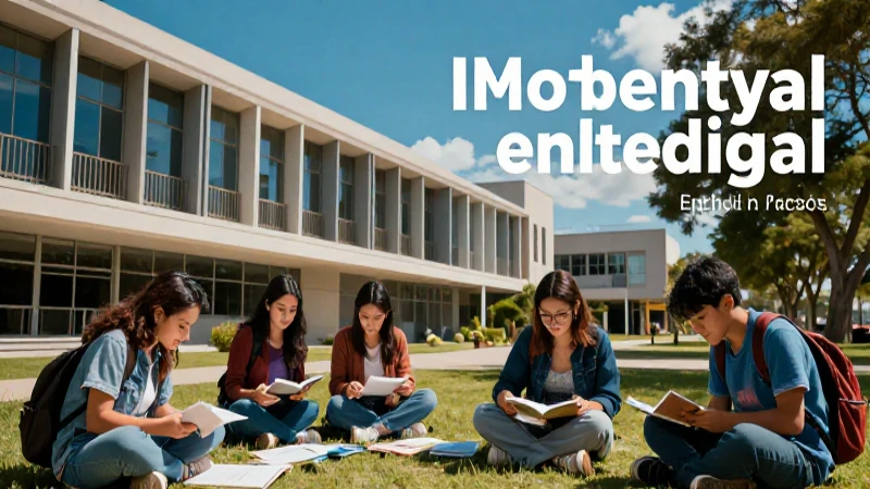 Impactante imagen de estudiantes mexicanos universitarios