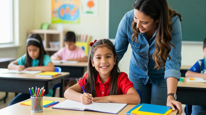 Alegría del preescolar con apoyo familiar