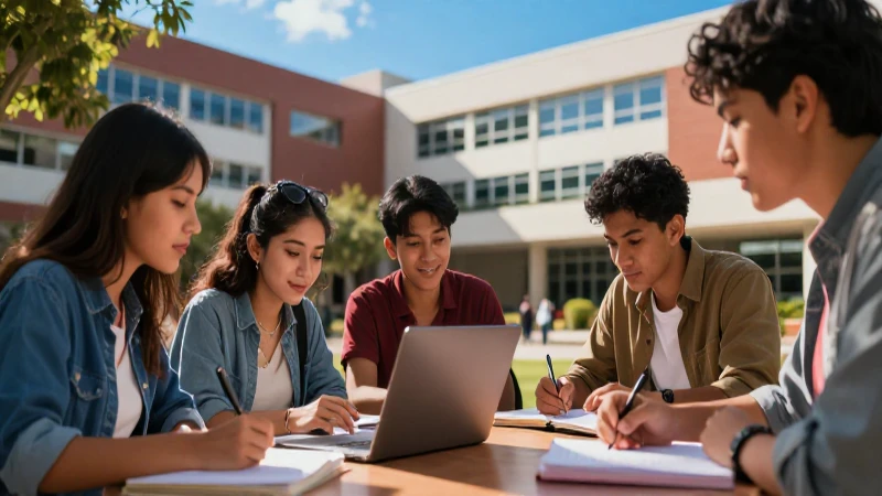 Estudiantes mexicanos triunfan en su vibrante campus