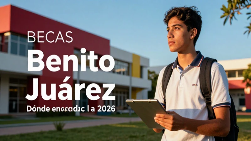 Guía de Becas Benito Juárez 2026 para estudiantes