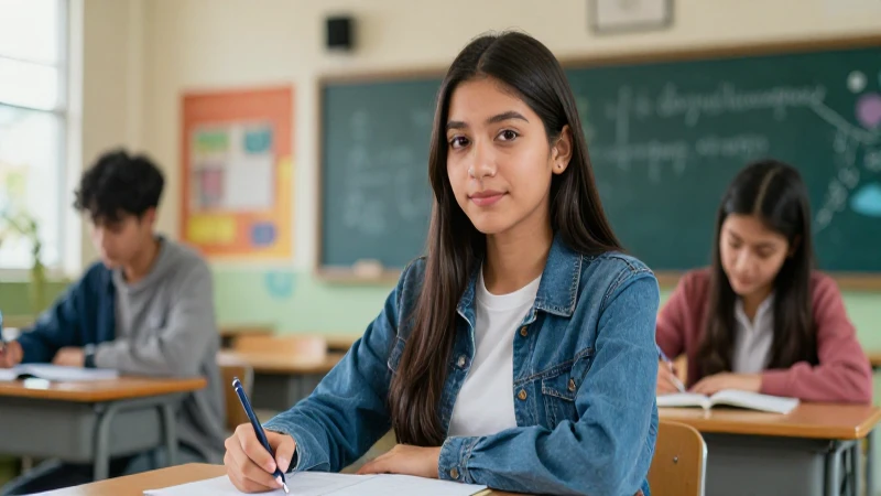 Estudiante mexicana triunfa en clase moderna y luminosa