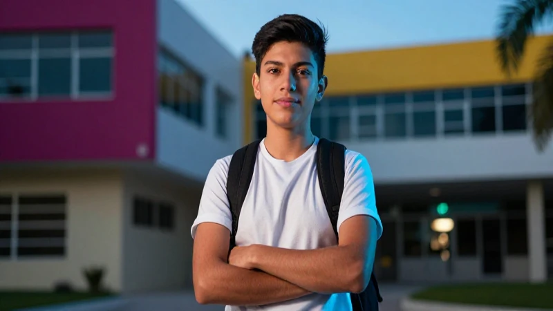 Joven mexicano triunfa en moderna universidad