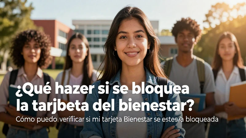 Verificar estado de la tarjeta Bienestar bloqueada