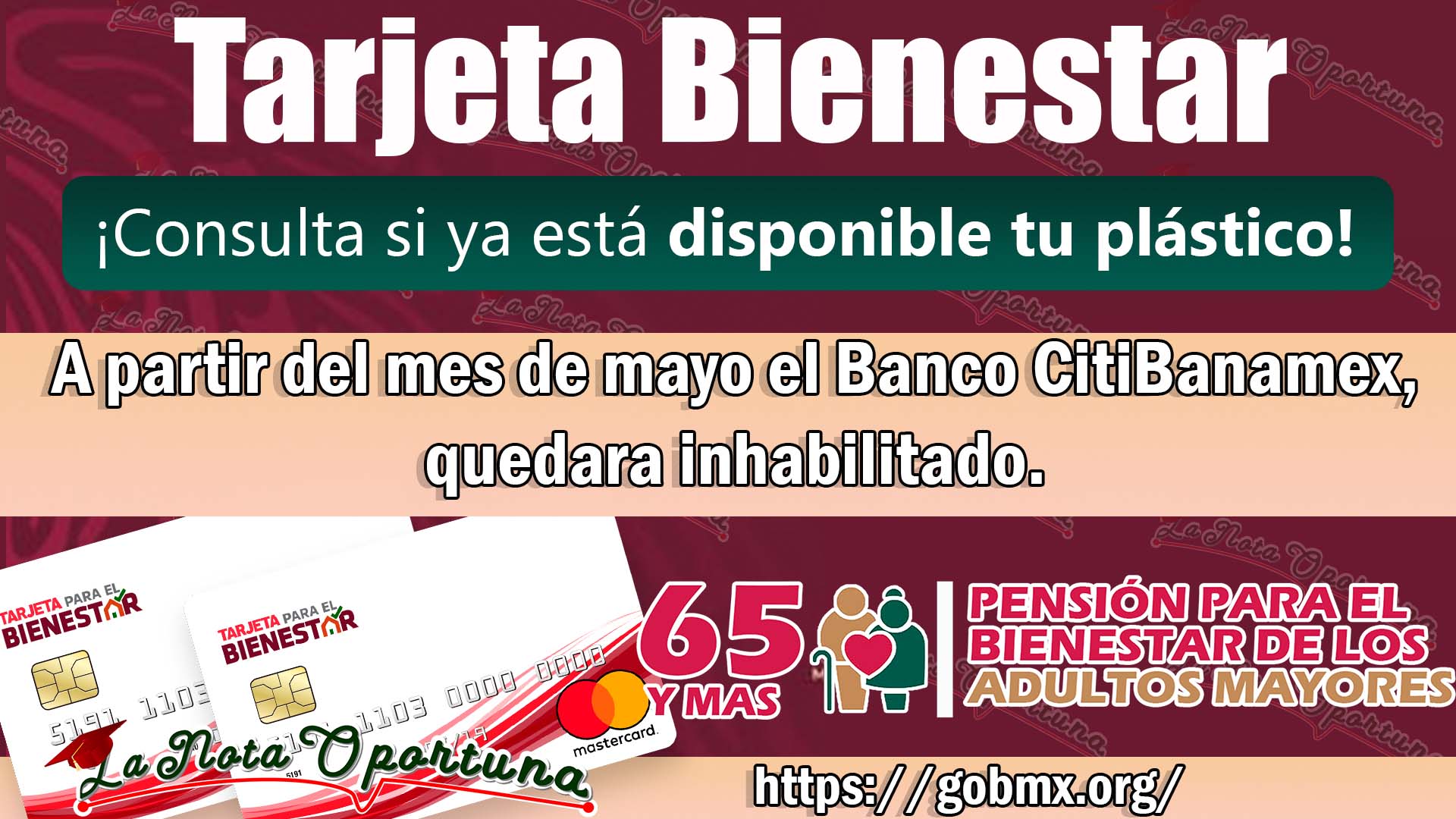 Verifica si tu tarjeta Bienestar está disponible y lista para usar