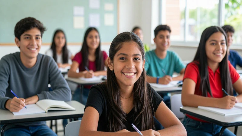 Éxito académico en aulas mexicanas vibrantes