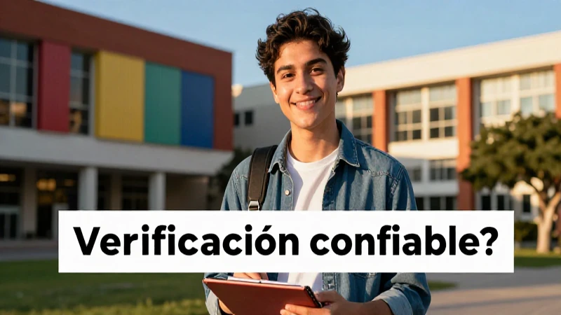 Verificar credenciales garantiza el éxito académico