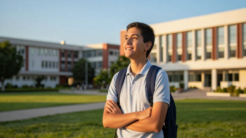 Estudiante mexicano, optimismo y futuro brillante