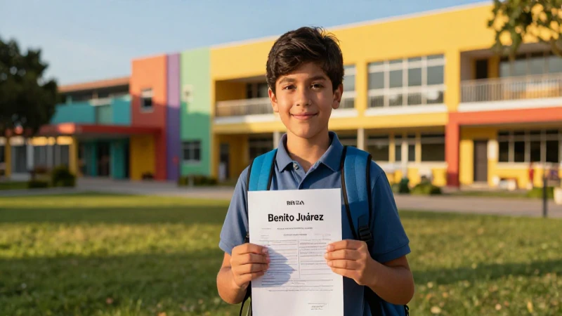 Consultar estado Beca Benito Juárez de tu hijo