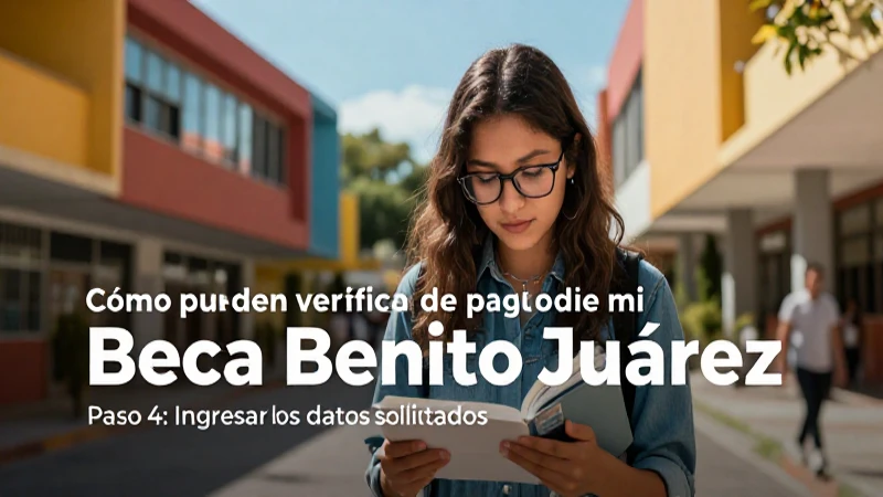 Ingresar datos para verificar beca Benito Juárez